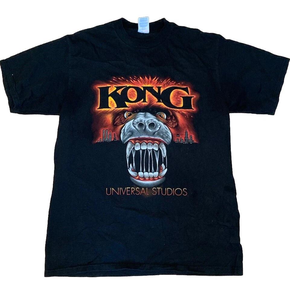 VINTAGE King Kong Shirt Mens Large Black Universal Studios Ride Single Stitch 4XL