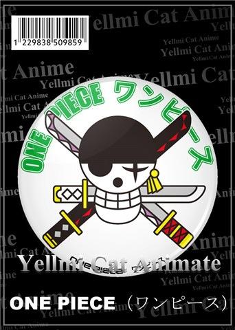 Badge Anime Pin Backpack Charm Portable Mirror Fridge Magnet Jolly Roger Luffy Zoro Nami Sanji Chopper Robin Franky