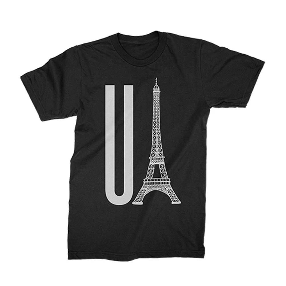 Men s Umbrella Academy Eiffel Tower Tee T-shirt Large Black L