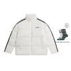 LiNing Logo Casual Short Stand Collar Down Jacket Unisex Outerwear Cloud-White AYMS337-2