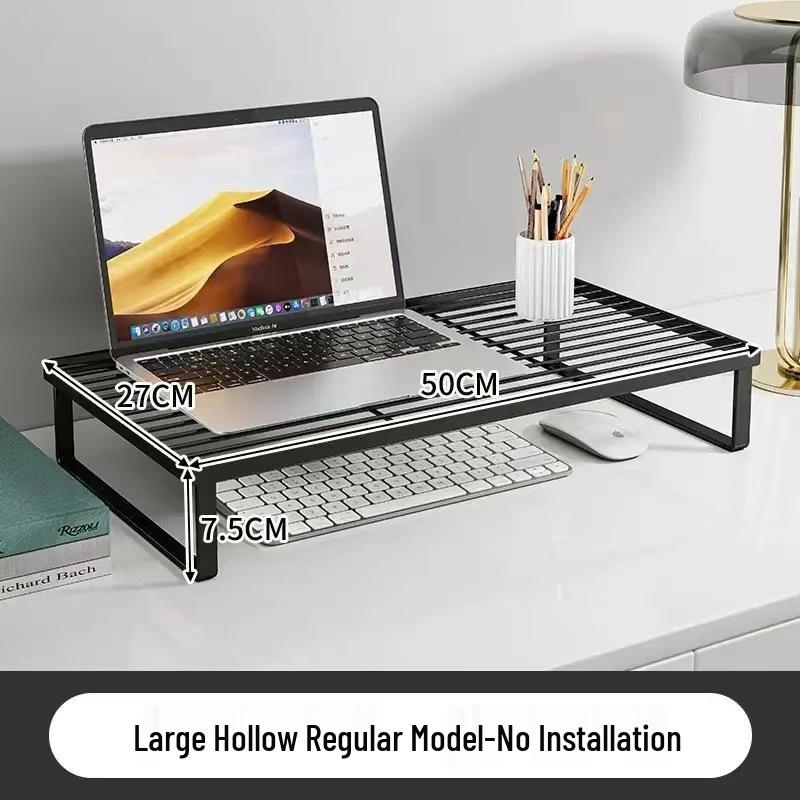 Bold Desktop Storage and Notebook Cooling Stand with Keyboard Tray