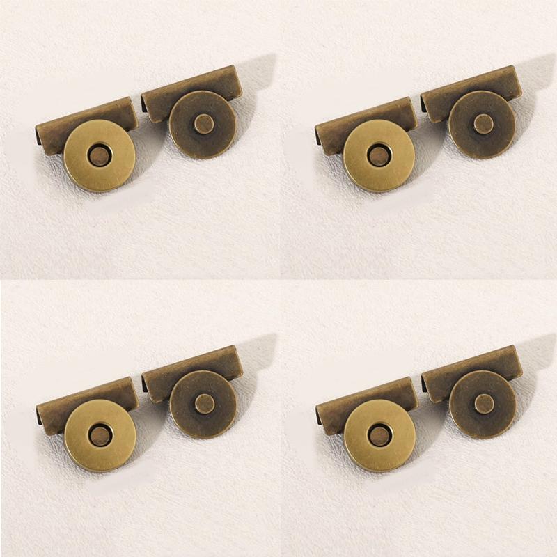 4/8 sets Seamless Magnetic Button Magnet Buckle Hidden Button Snap Button for Shoulder Bag Wallet Clothes DIY Craft Accessories