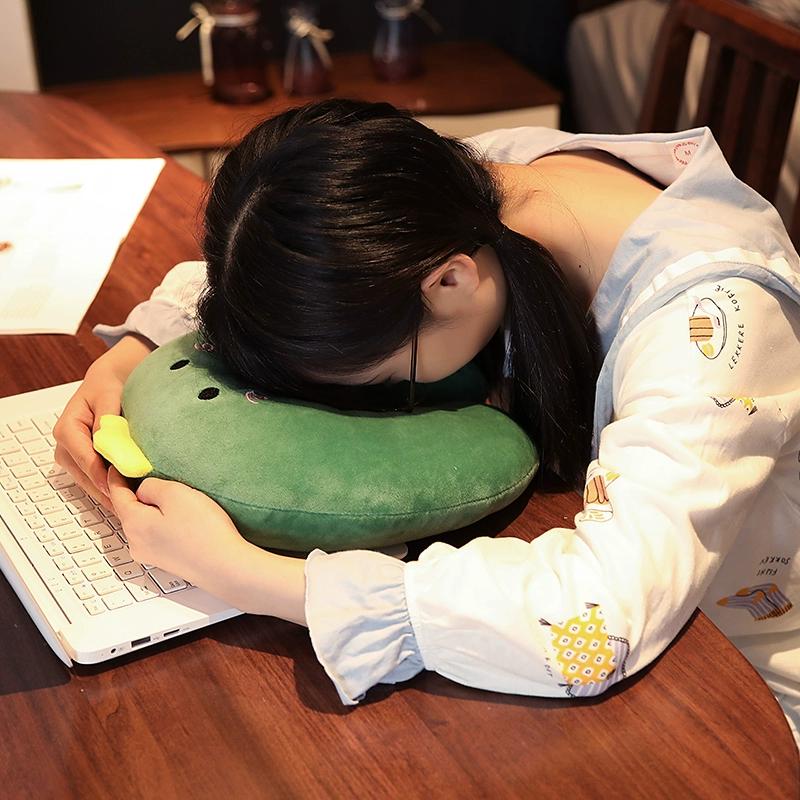 Cute Cartoon U-shaped Pillow Neck Protection Headrest Office Nap Pillows Portable Sleeping Pillow for Airplane Travel Multiple Options To Choose From
