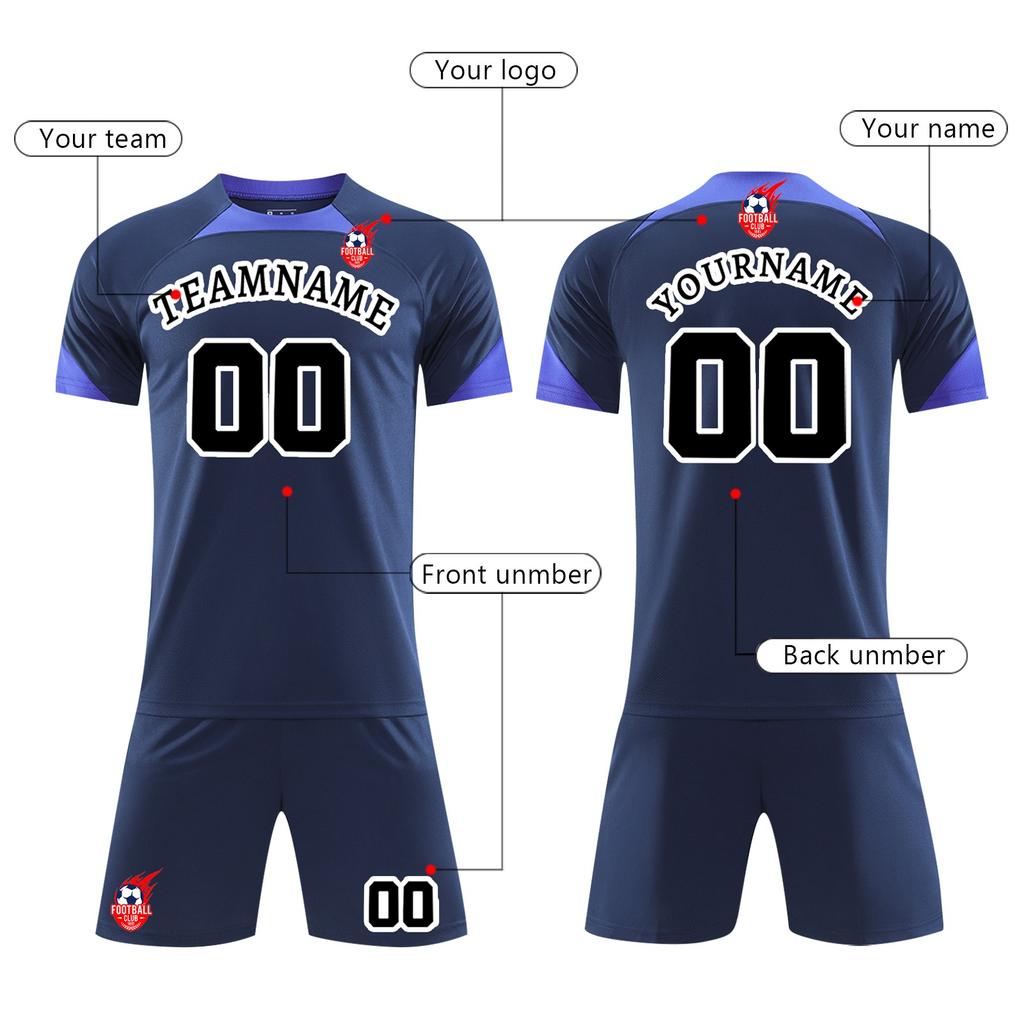 Sports Team Uniform Set Football Training Suit Set