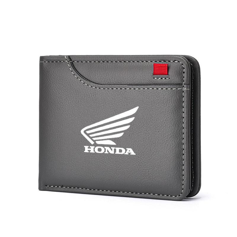 Car Driving Document ID Card Men's Short Wallet For Honda CBR 125R 954 600 650F 650R 1100XX 1000F CBR 600RR 1000RR EB1