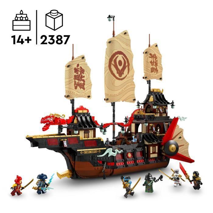 LEGO NINJAGO 71848 Le Temple Bounty - Jeu de construction pour garçon dès 14 ans - Bateau