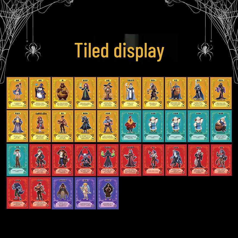 Werewolf Kill Dark Gold Collector's Edition: New Character Party Board Game