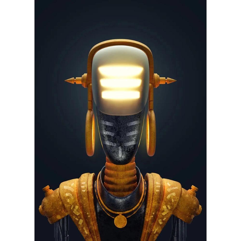 Realistické Abstraktní Roboti Surrealismus Plakáty Cool Robot Kněz Moderní Tisky Plátno Nástěnné Umění Obrázky Domácí Obývací Pokoj Dekor