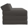 Folding Sofa Bed Dark Grey 120 x 60 x 49 cm Fabric