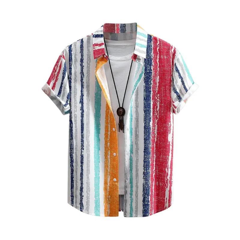 Men's Tropical Hawaiian Shirt Loose Fit Breathable Beach Casual Wear