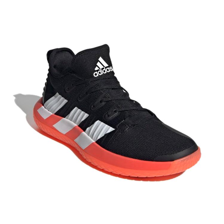 Nye Adidas Stabil Next Gen Primeblue Håndballsko 'Svart Solrød' H00146