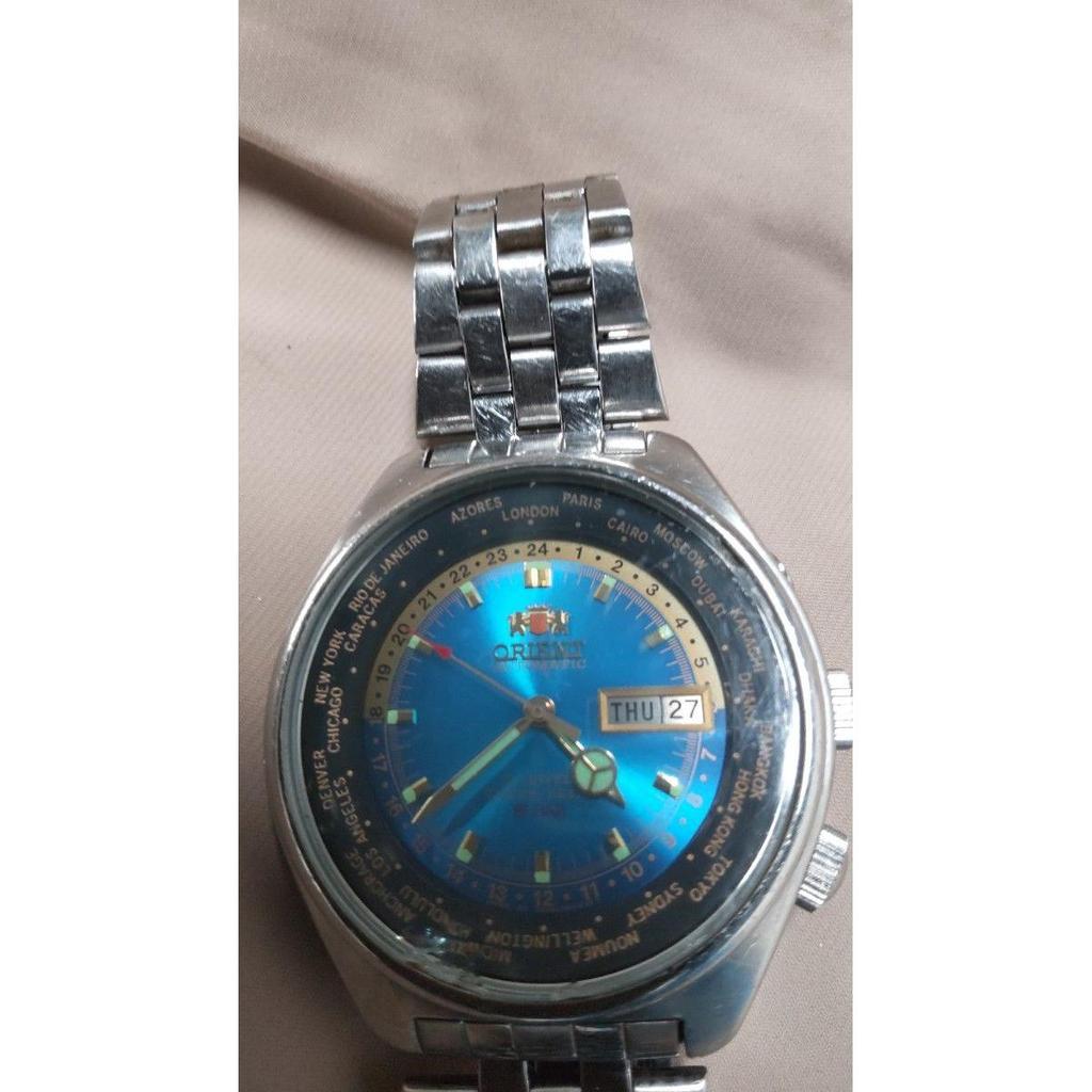 Used ORIENT Orient automatic winding world time