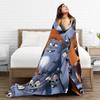 Grizzy and Lemmings Blanket Super Soft Warm  Throw Blankets for Couch 50x60 Inch Multiple Sizes Bedding Throws