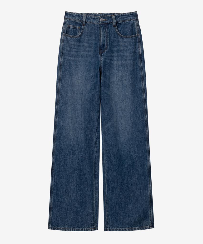 MIND BRIDGE WOMEN [W] Wide Washed Denim Pants