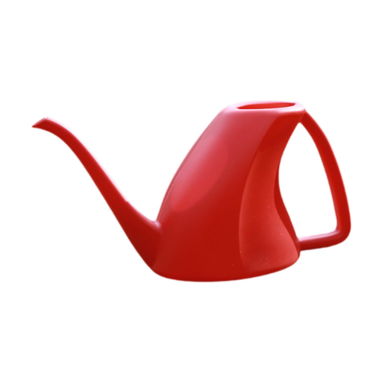 

1.8L Watering Can with Long Spout Ergonomic Handle Large Mouth Opening Gardening Tools for Indoor Vegetables Flowers Outdoor червоний