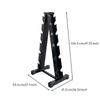 6 Tier Dumbbell Rack Stable Metal Easy To Organize for Gym