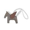 Håndsømmet Ekte Skinn Pony Veskeanheng - Søtt Lammeskinn Flygende Hest Design
