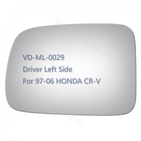Для Honda CR-V 1997-2006 Стекло наружного зеркала заднего вида Левая сторона LH Плоское Замена