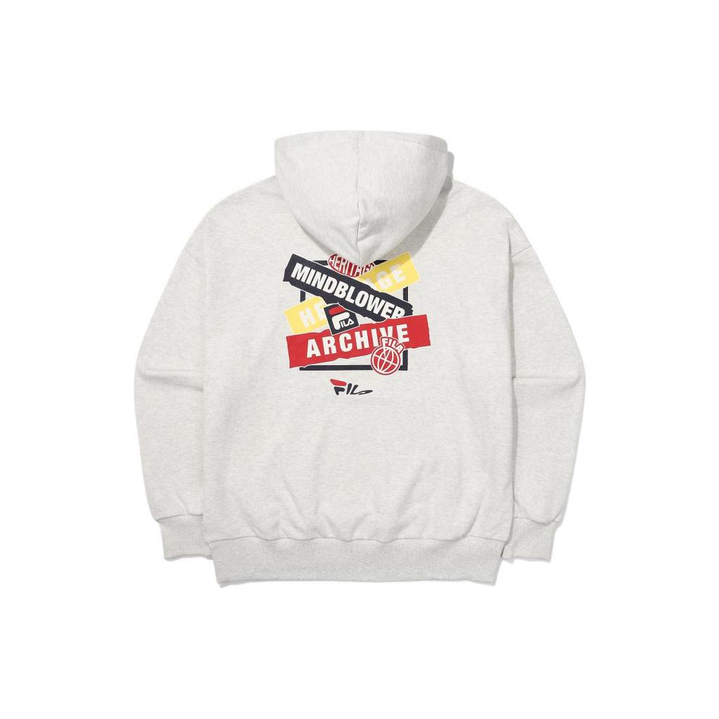 New FILA Sweatshirts Unisex Gray FS2POE3106X-SGE