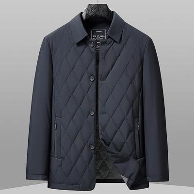 Cotton Coat Men's Mid-length Warm Casual Cotton Coat Middle-aged Men's Cotton-padded Jacket Dad's Jacket Men
