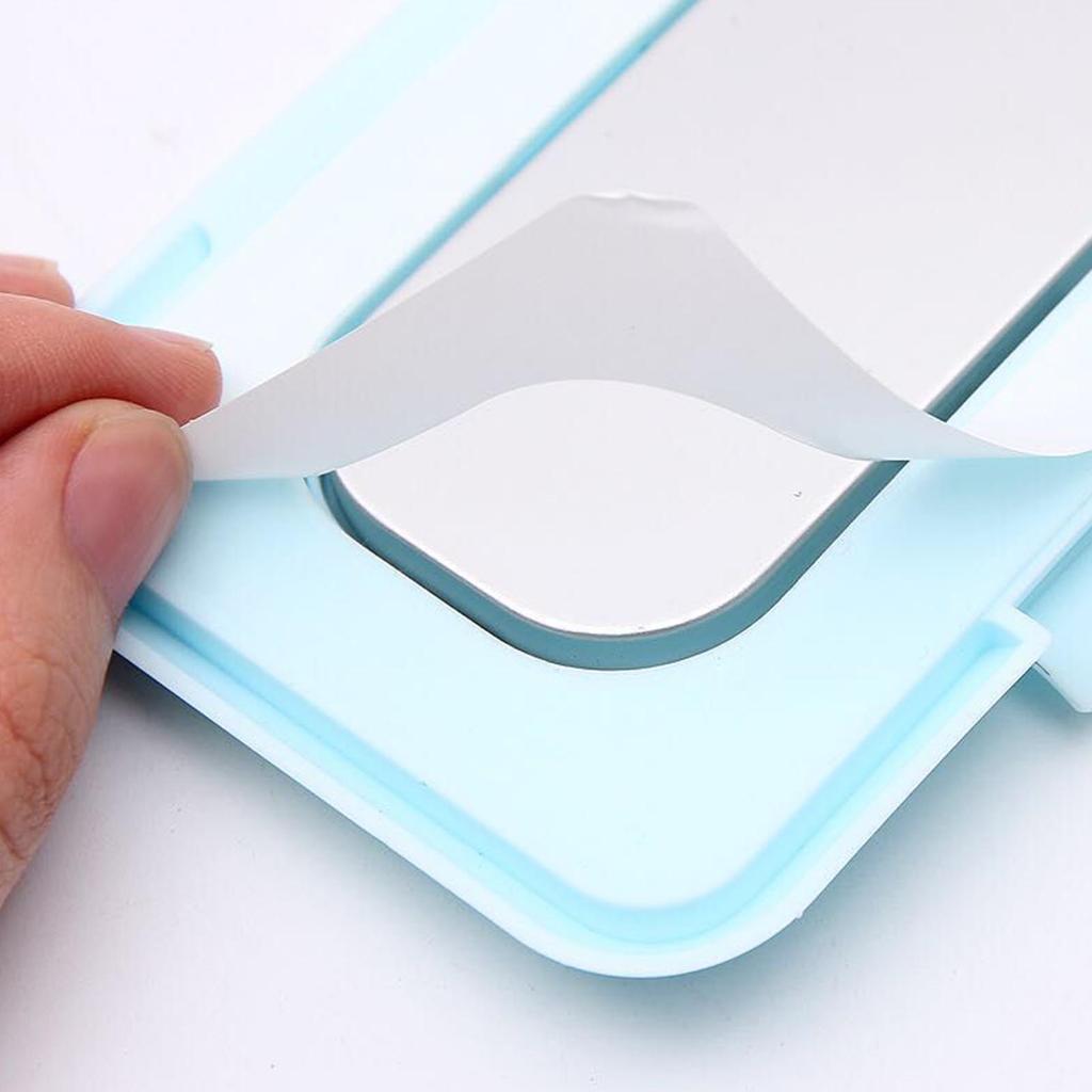 Baby Wipe Warmer Thermostat Temperature Double Layers Cover Portable USB Wet Wipe Heater Light Blue