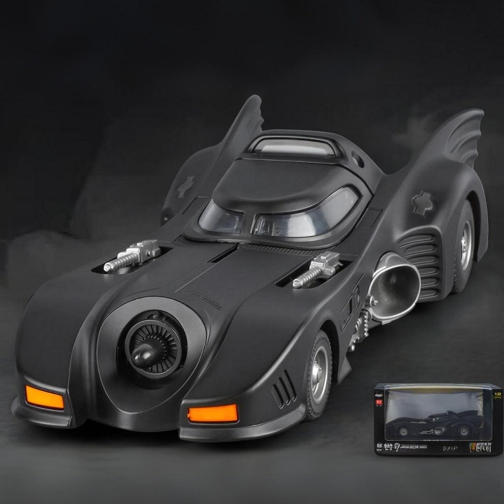 1:32 1989 Batmobile Classic High Simulation Alloy Metal Diecast Model Car Home Decoration & Collectibles Hobby Display Ornaments