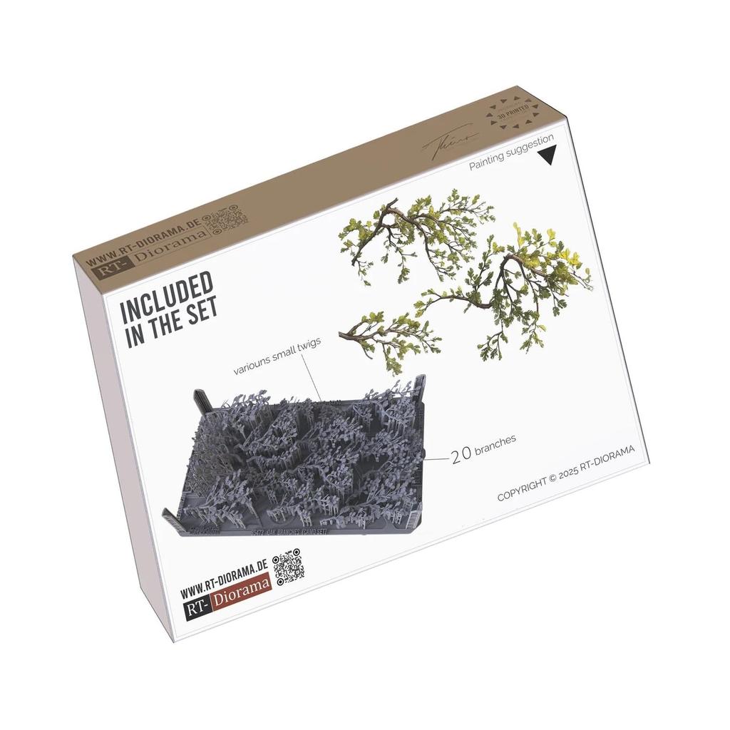 RT Diorama 1/35 Oak Branch (Camouflage) Diorama Accessory RTD35473 (Diorama)