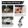 Quick Twist Oil Drain Valves,Oil Drain Valves Leakproof Rustproof Stainless Steel Drain Hose Attachment