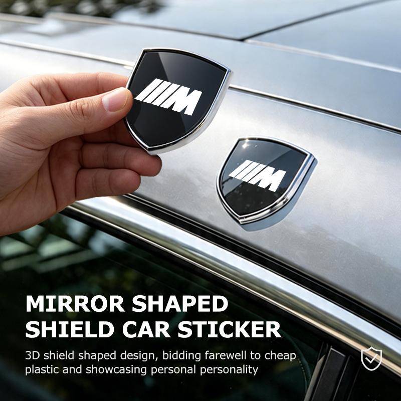 SNLL4 Car Body Logo Decoration Sticker 3D Stereo Alloy Modification For BMW Performance M E87 E30 E46 E28 F35 G20 E93 F20 X3 X