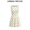 UR 2025 Women's Retro Polka Dot Sleeveless A-Line Dress