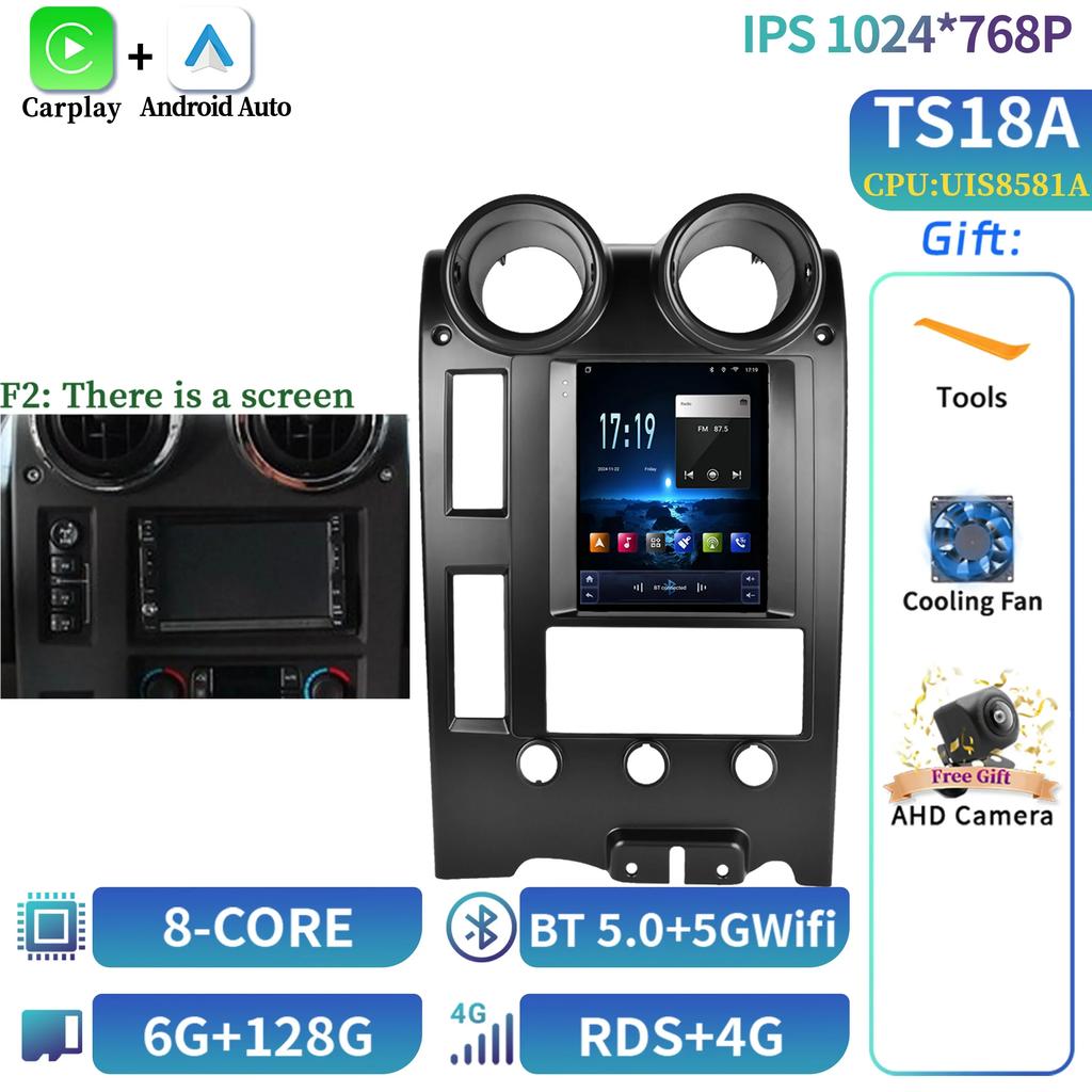 9.7" For Hummer H2 2002-2007 Car Player Auto Radio Stereo Head Unit Multimedia Player GPS Navigation Screen Audio Media Car Set