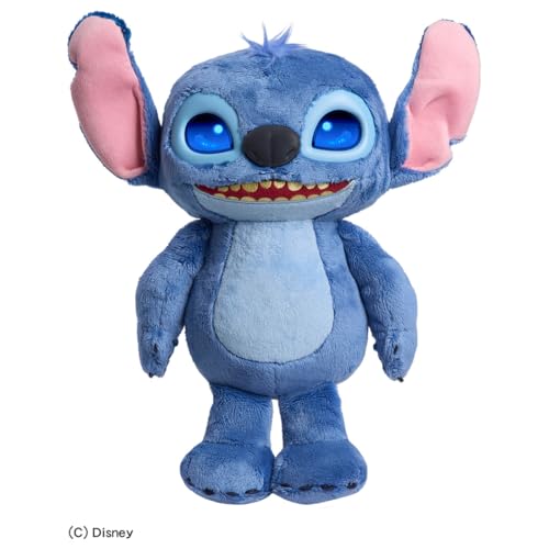 TAKARA TOMY Disney Lilo & Stitch Animation Eye! Interaktives Plüschtier Stitch
