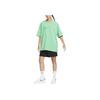 Nike Alphabet Logo Print Colorblock Loose Short Sleeve T-Shirt Women Tops Green DV8318-363