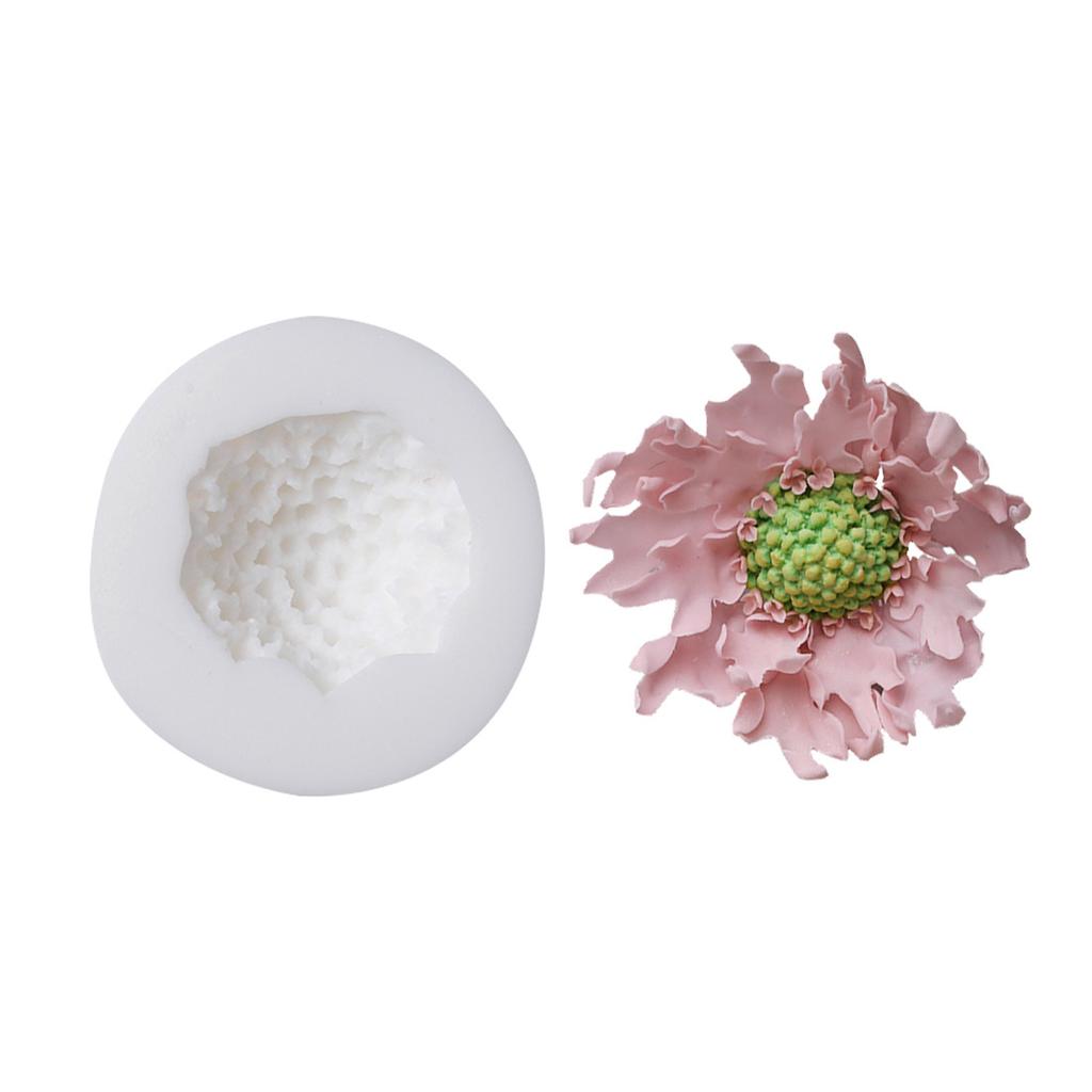 Flower Stamen Silicone Mold DIY Fondant Cake Decorating Tool Sugarcraft Chocolate Clay Gumpaste Mold Kitchen Baking Tool