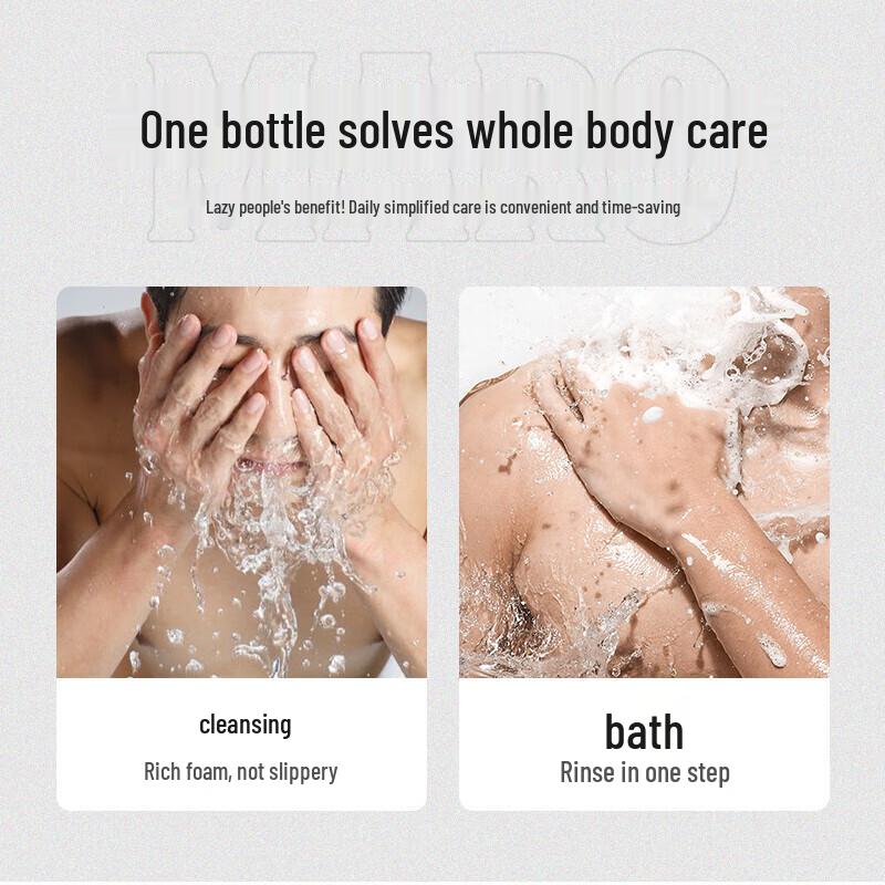 Maro 2-in-1 Cooling Shower Gel & Facial Wash 400ml