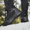 Men's Winter Waterproof Insulated Hiking Boots - Anti-Skid, Warm, Thick Velvet for Outdoor Snow Sports