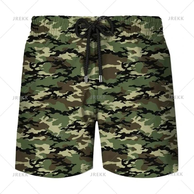 Camouflage Boxing Muay Thai Kickboxing Shorts 3D Print Fighting Training Unisex Men Women Quick Dry Fitness Gym Sport Workout Casual Streetwear