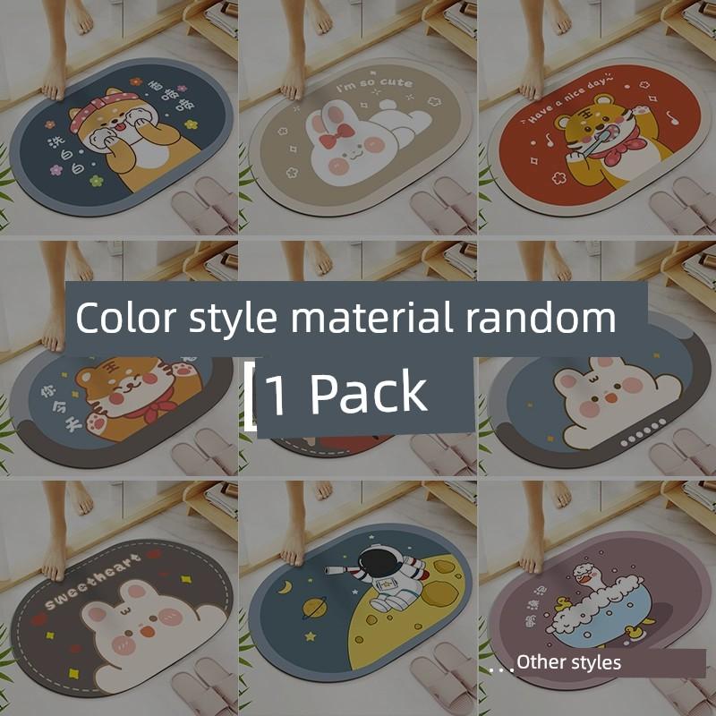 Household Entrance Toilet Water Absorption Non Slip Bathroom Mats