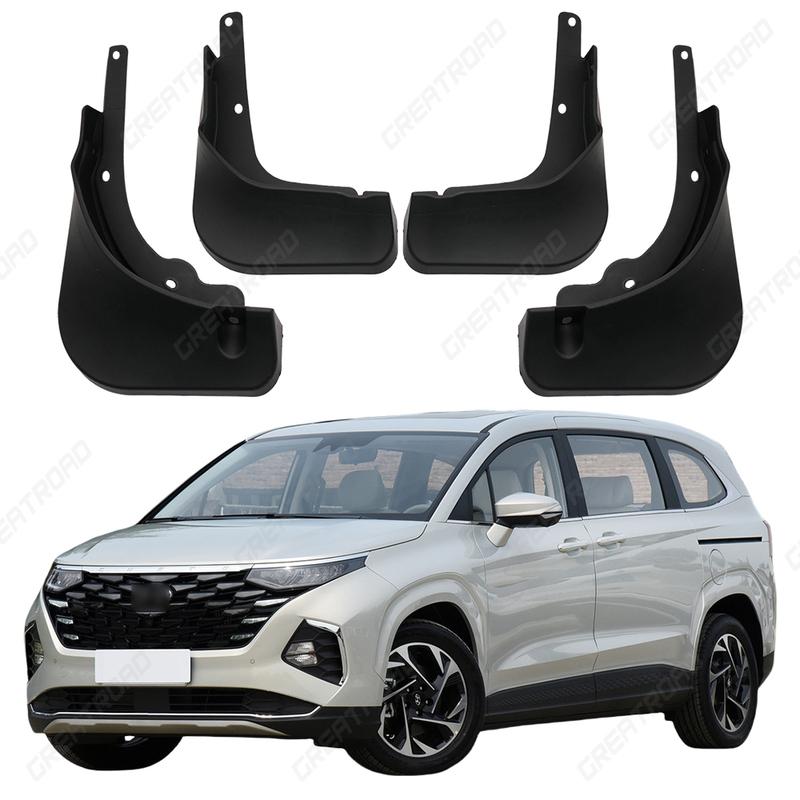 4Pcs Durable ABS Mud Flaps For Hyundai Custo /Custin   2024 Car Mud Flaps Fender Guards Easy tall Auto Accessories