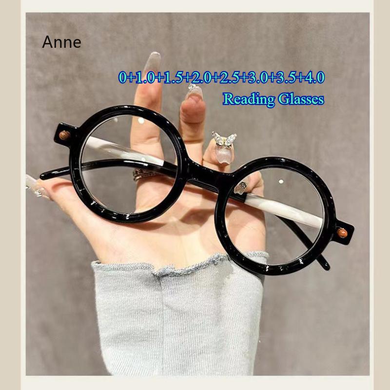 

Круглые очки для чтения с защитой от синего света для женщин и мужчин, модные винтажные очки для женщин, пресбиопии, дальнозоркости, очков для чтения +1,0 +1,5 3