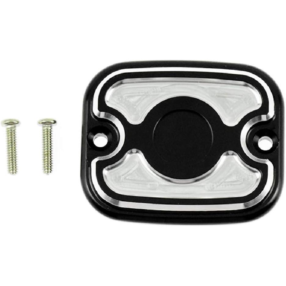 HDBUBALUS Brake Master Cylinder Cover Brake Reservoir Cover Cap Fit for Harley Dyna Touring Electra Glide Softail