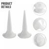 Pack of 10 Plastic Caulk Nozzles with Glue Mouth for Construction Tools