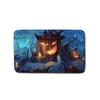 Halloween Shower Curtain Floor Mat Combination Four-Piece Set Kitchen Absorbent Non-Slip Carpet Bedroom Door Mat