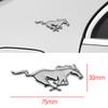 3D Metal Car Sticker Mustang Style Body Trunk Decoration Decal For Ford Focus ST Mk2 Mk3 Mk7 Fiesta Ranger Kuga F150 Valve Cap GMSBD1