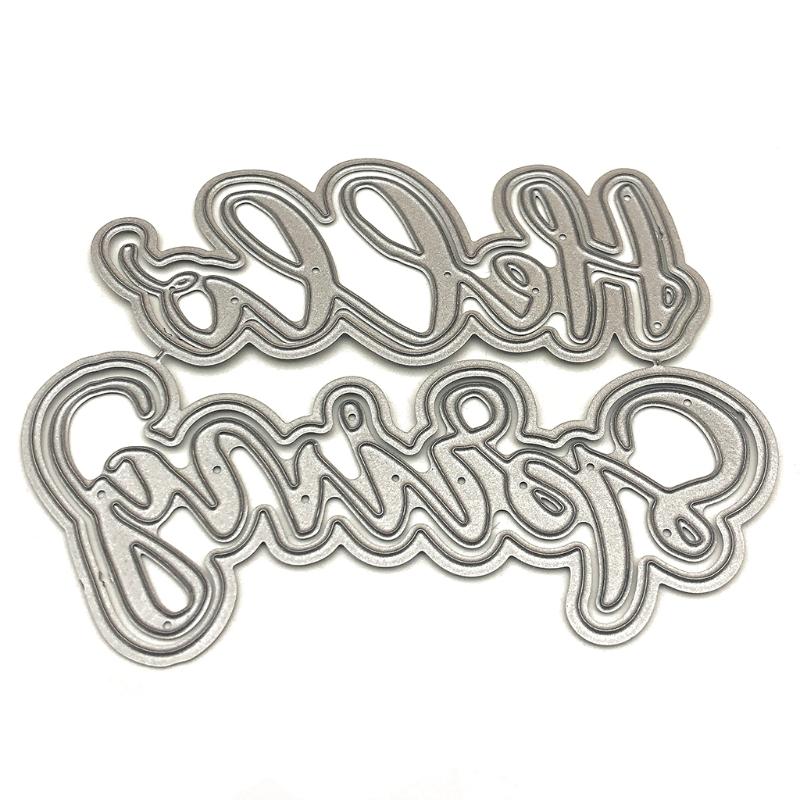 Osterhase Metall-Stanzschablonen Schablone Scrapbooking DIY-Album Stempel Papierkarte Prägung Dekoration Handwerk Drop Shipping