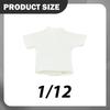 1 Stück Miniaturfigur T-Shirt 1/12 Maßstab Action Kleidung Kostüm Zubehör