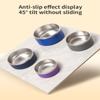 Round Pet Dog Food Feeder Environmental Pet Feeding Bowl Portable Dog Bowl  Cats