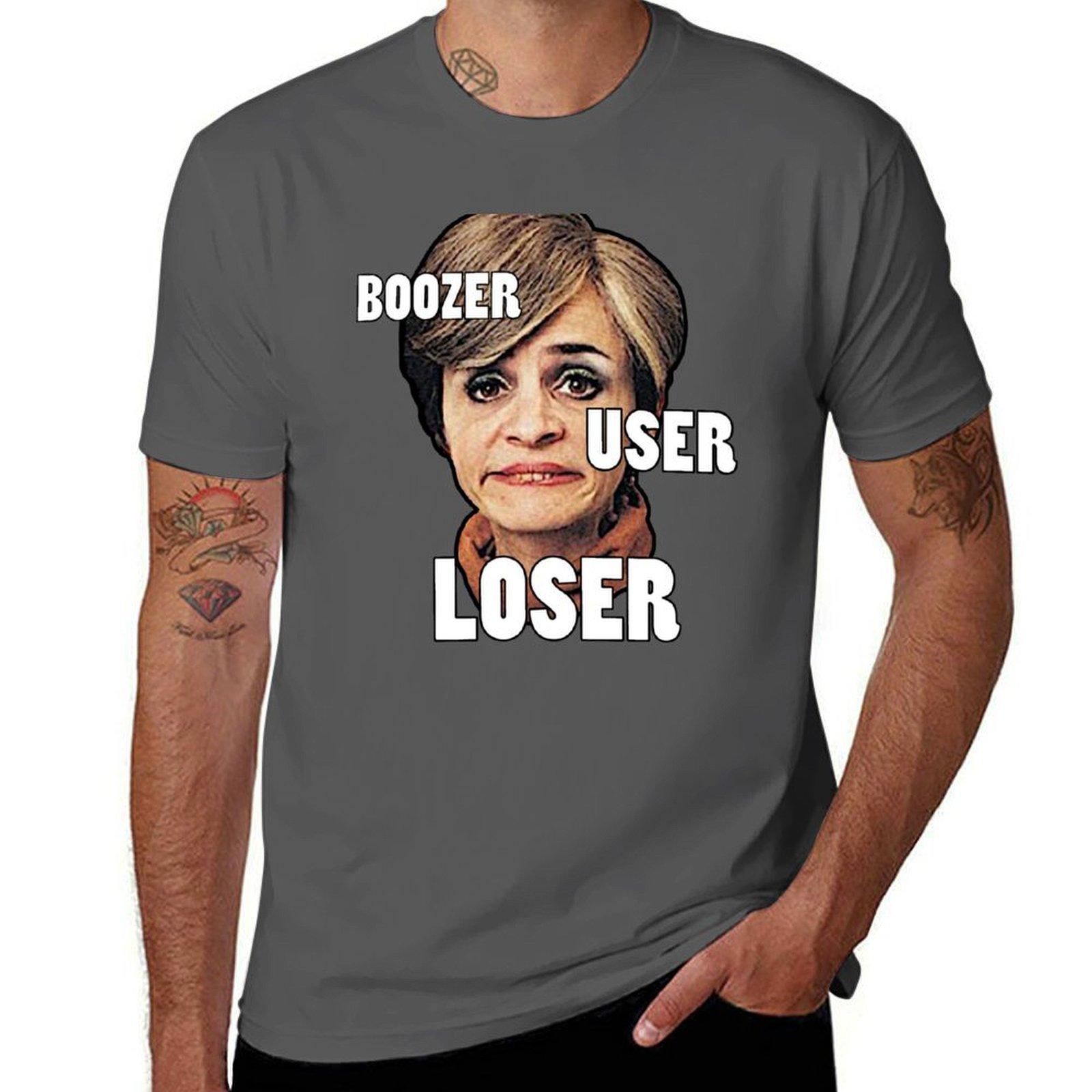 

Jerri Blank - BOOZER, USER, LOSER T-Shirt t shirt for man 100 percent cotton man t shirt cotton high quality T-Shirt 4XL