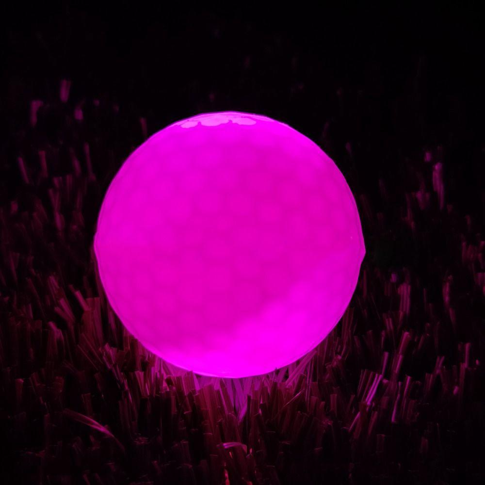 Multi Color Night Golf Balls Durable Luminous Colorful Golf Balls LED Golf Balls  Golf Accessories