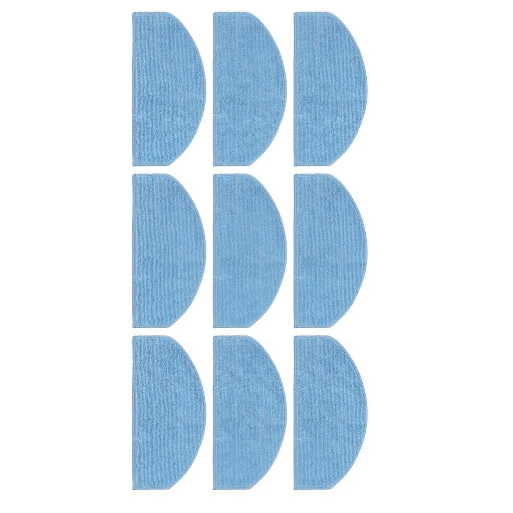 10PCS Robot Vacuum Cleaner Mop Wipes Ultra Fine Fiber Cloth Mopping Pad Replacement Accessories for Tikom G8000 G8000